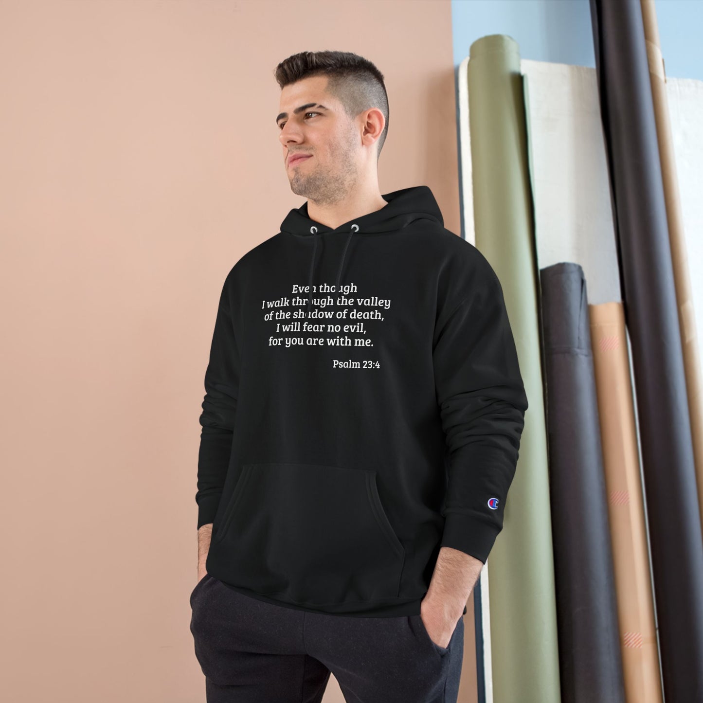 Psalm 23:4 - Champion Hoodie