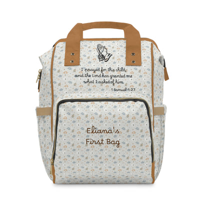 Personalizable Answered Prayer Diaper Backpack
