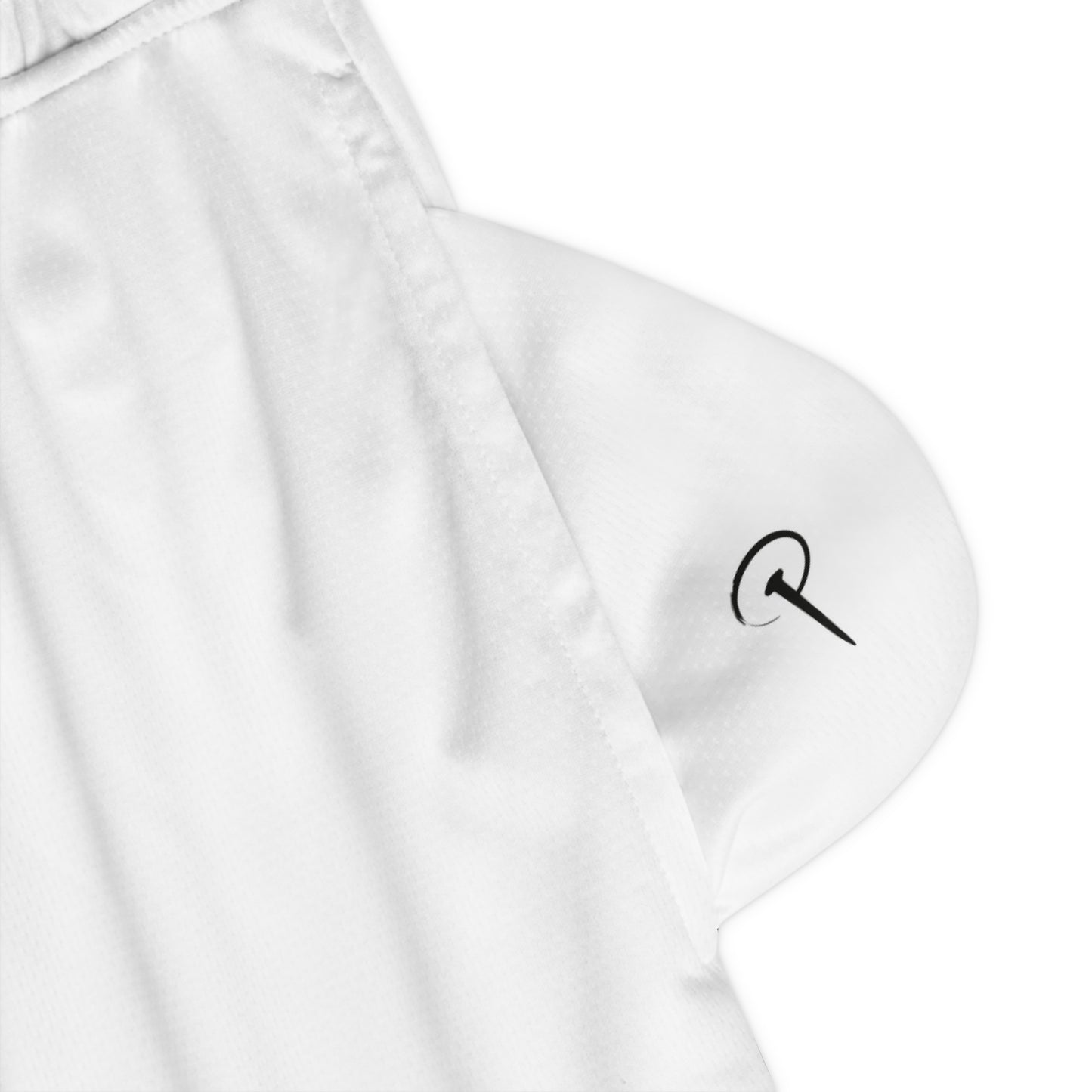 #TRUSTHIM - White basketball shorts