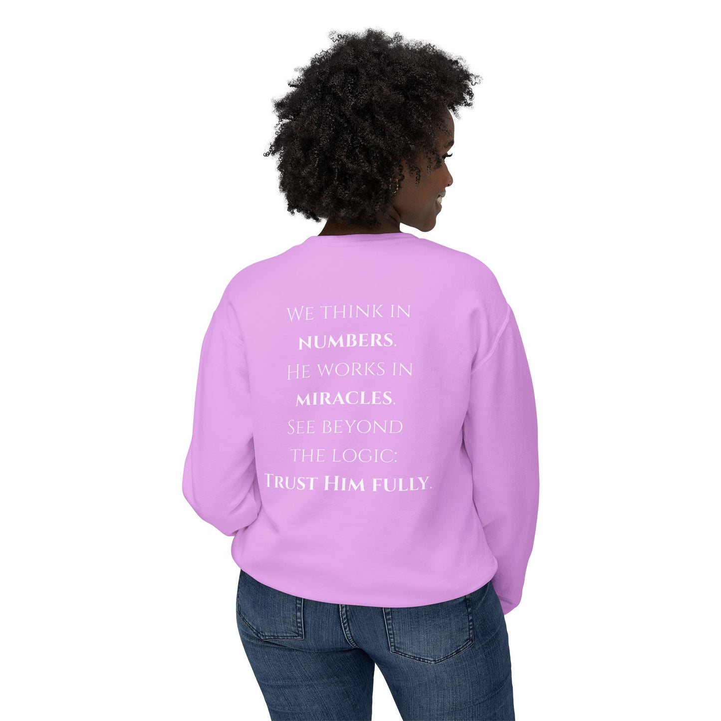 Trust Him Fully - Unisex crewneck sweatshirt