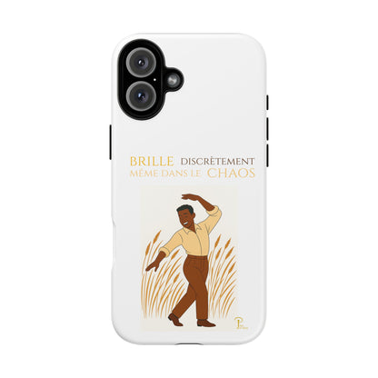 Brille discrètement with Image - Chic Phone Case white