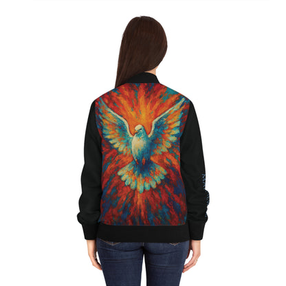Spirit Descends Print Women's Bomber Jacket