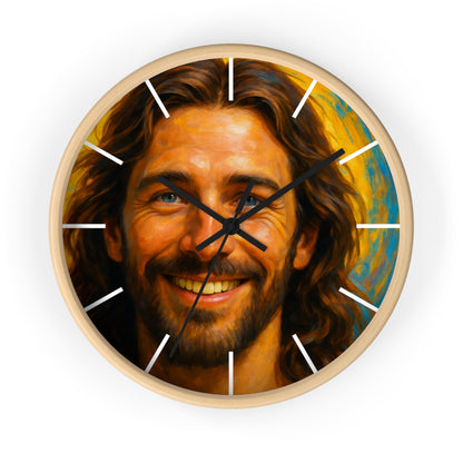Smiling Jesus - Wall clock