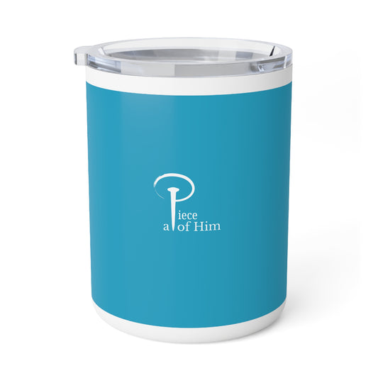 Insulated Coffee Mug with our logo - turquoise
