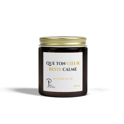Que Ton Cœur Reste Calme -Calming Scented Candle