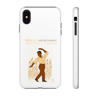 Brille discrètement with Image - Chic Phone Case white