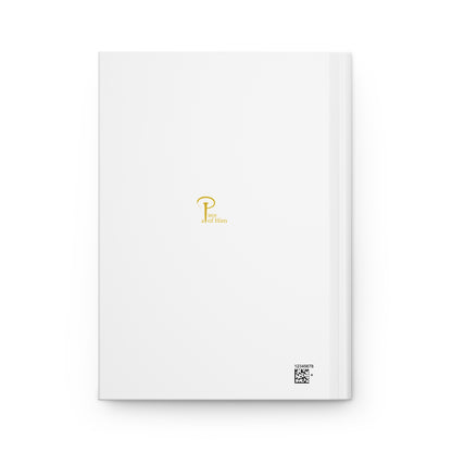 Regarde avec douceur - Elegant Hardcover Journal - white