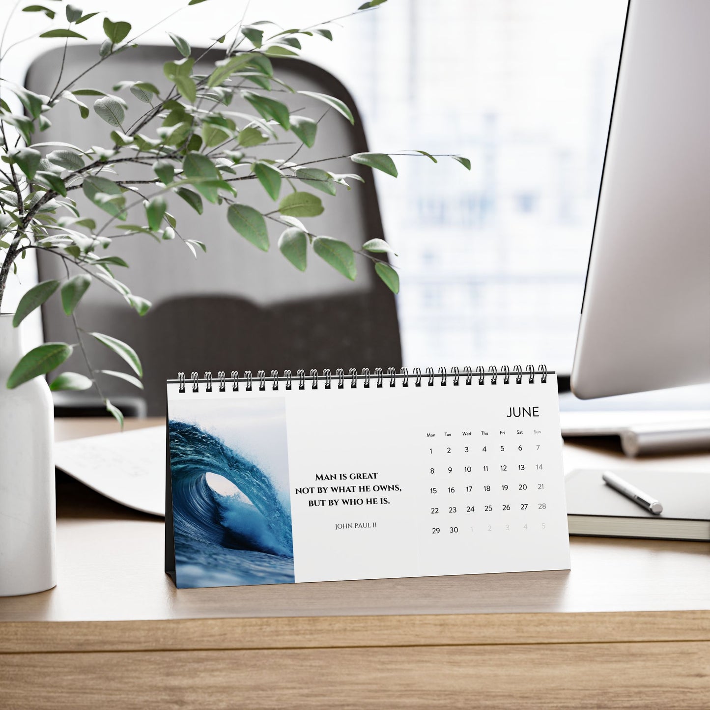 Every Season with John Paul II 2026 Desk Calendar