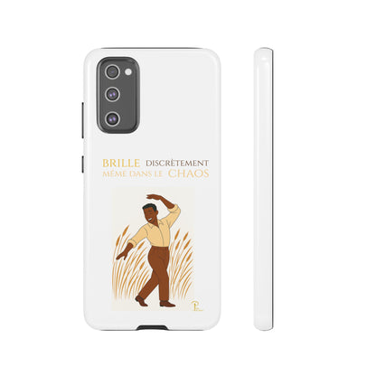 Brille discrètement with Image - Chic Phone Case white