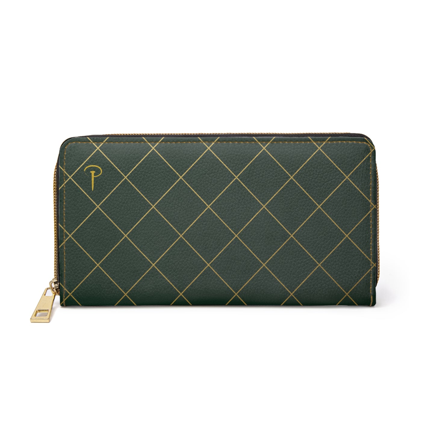 a Piece of Him Chic Zipper Wallet - emeralde green