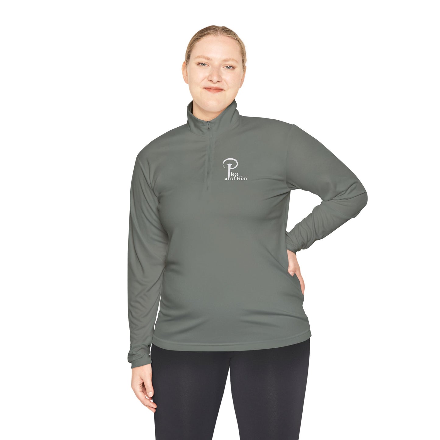 a Piece of Him - Unisex Quarter-Zip Pullover