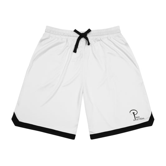 #TRUSTHIM - White basketball shorts