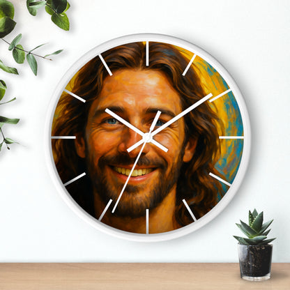 Smiling Jesus - Wall clock