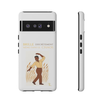 Brille discrètement with Image - Chic Phone Case white