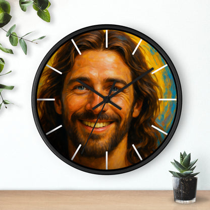 Smiling Jesus - Wall clock