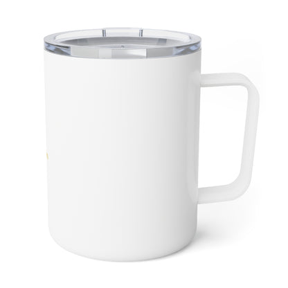 Insulated Coffee Mug with our logo - white