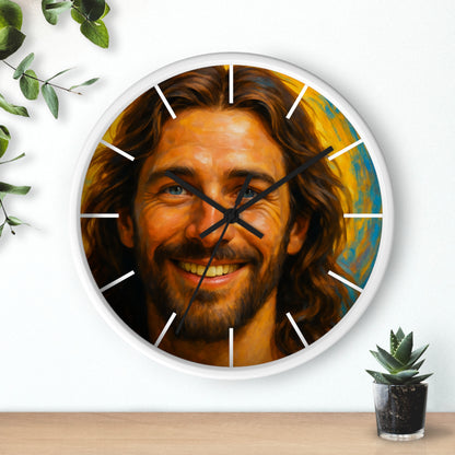 Smiling Jesus - Wall clock