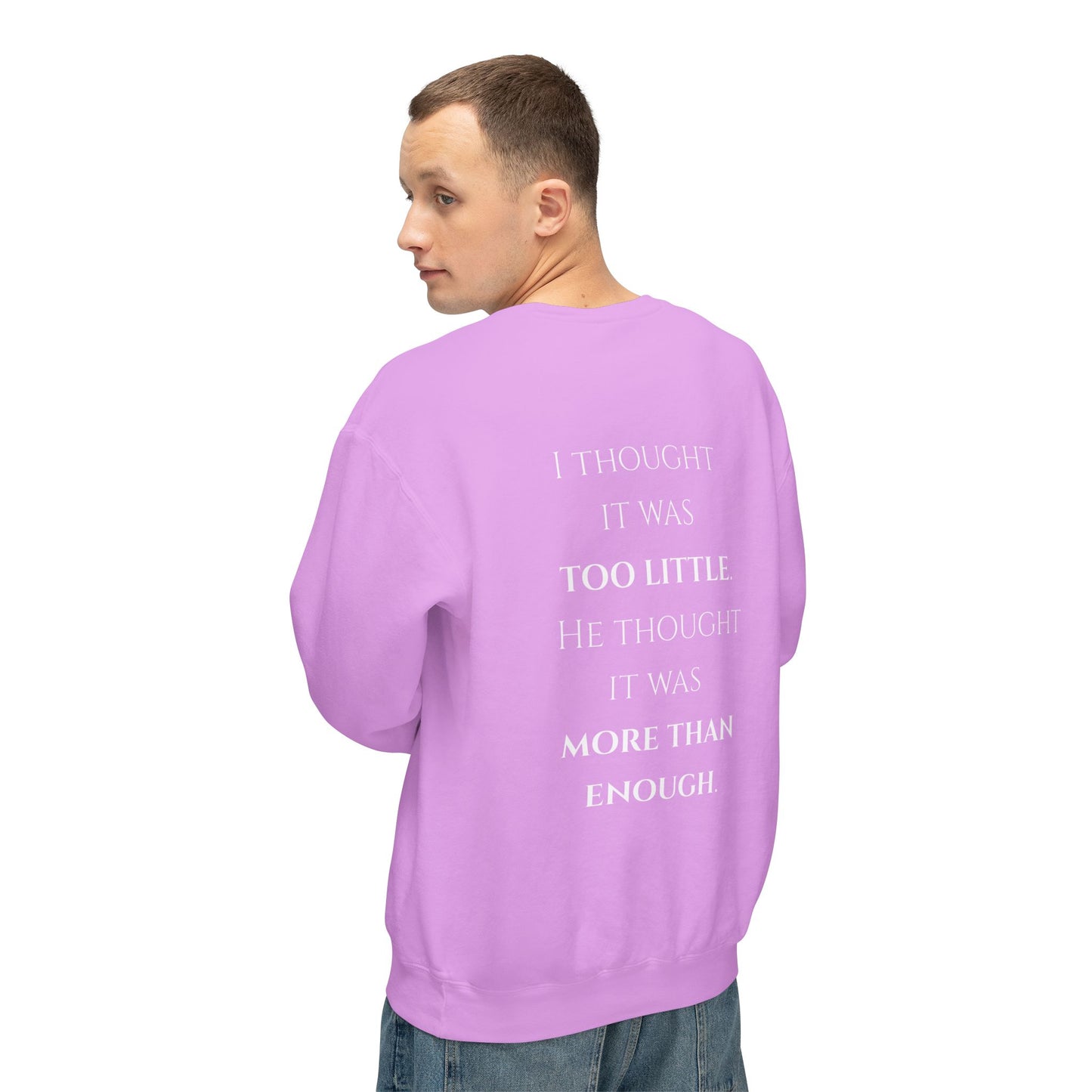 More Than Enough - Unisex crewneck sweatshirt