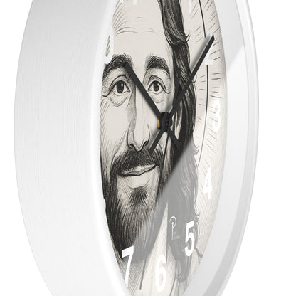 Smiling Jesus Wall Clock - Faithful Decor for Home or Office