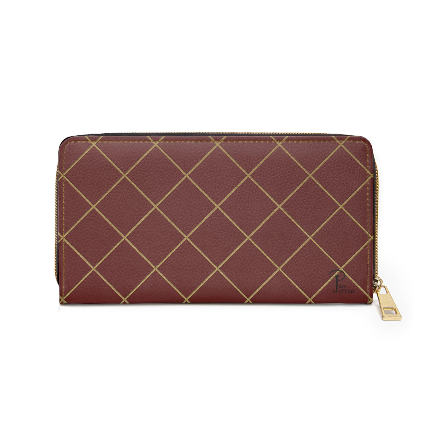 Quand tu offres  de l’amour-Chic Zipper Wallet - burgundy
