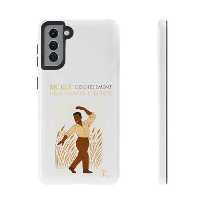 Brille discrètement with Image - Chic Phone Case white