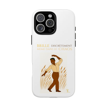 Brille discrètement with Image - Chic Phone Case white