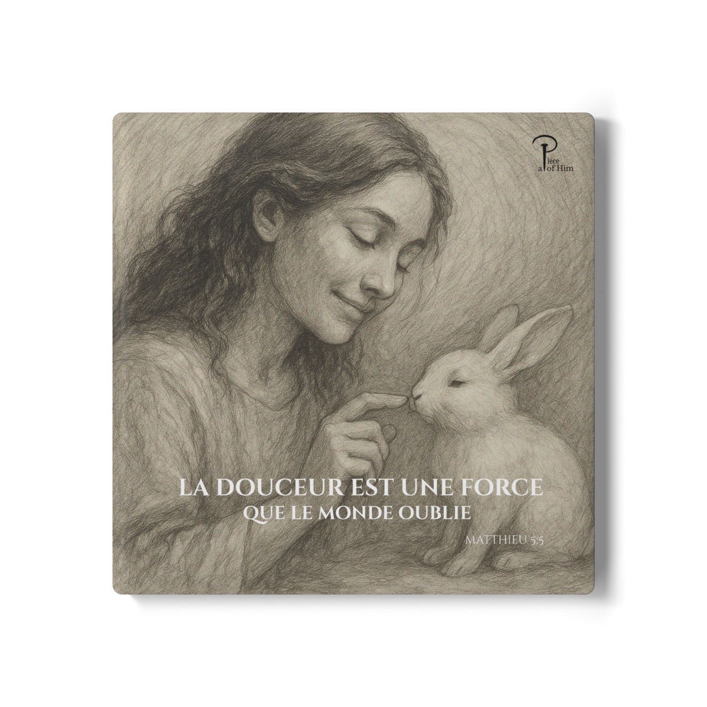 La Douceur est une Force - Ceramic Coaster