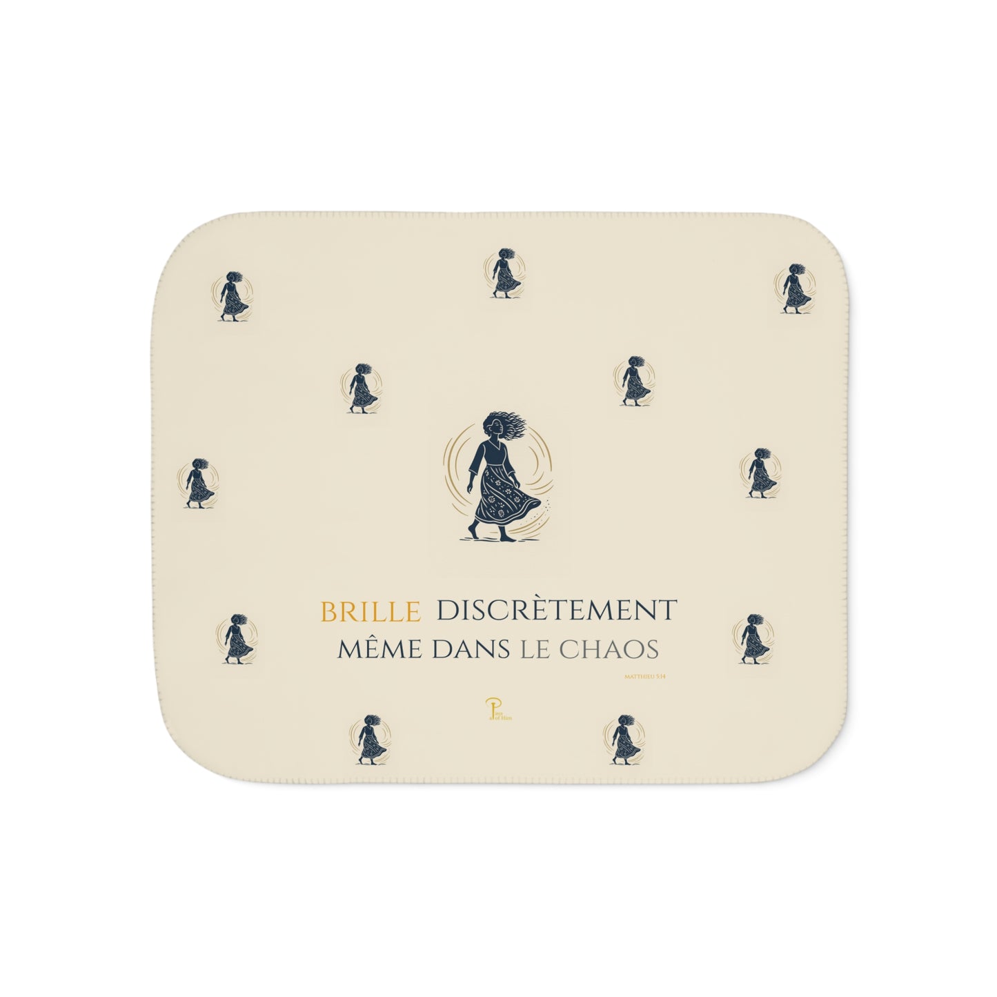 Brille discrètement - Cozy Sherpa Blanket - woman