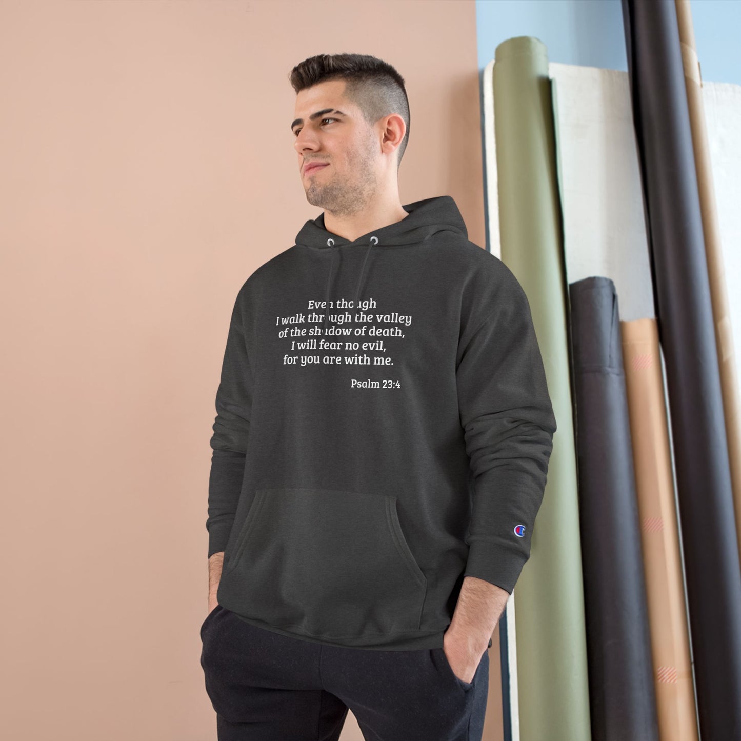 Psalm 23:4 - Champion Hoodie