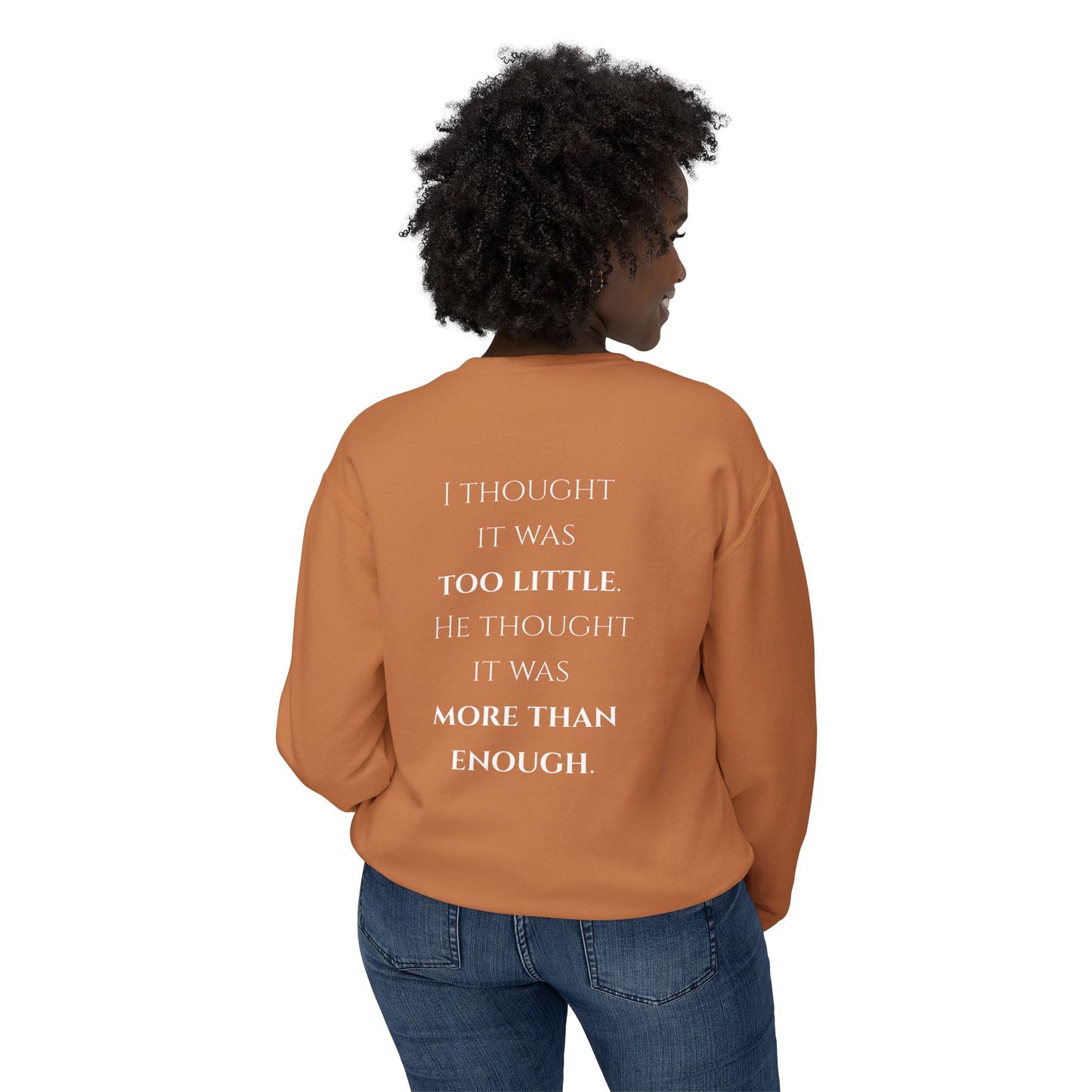 More Than Enough - Unisex crewneck sweatshirt