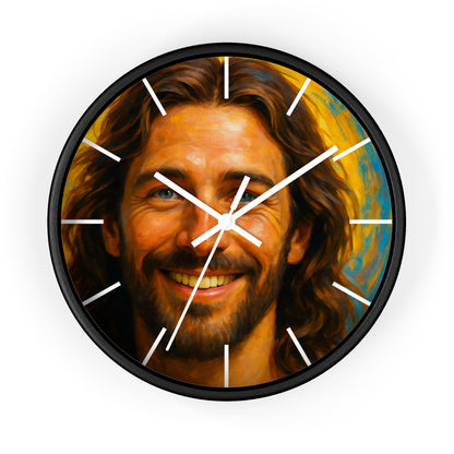 Smiling Jesus - Wall clock