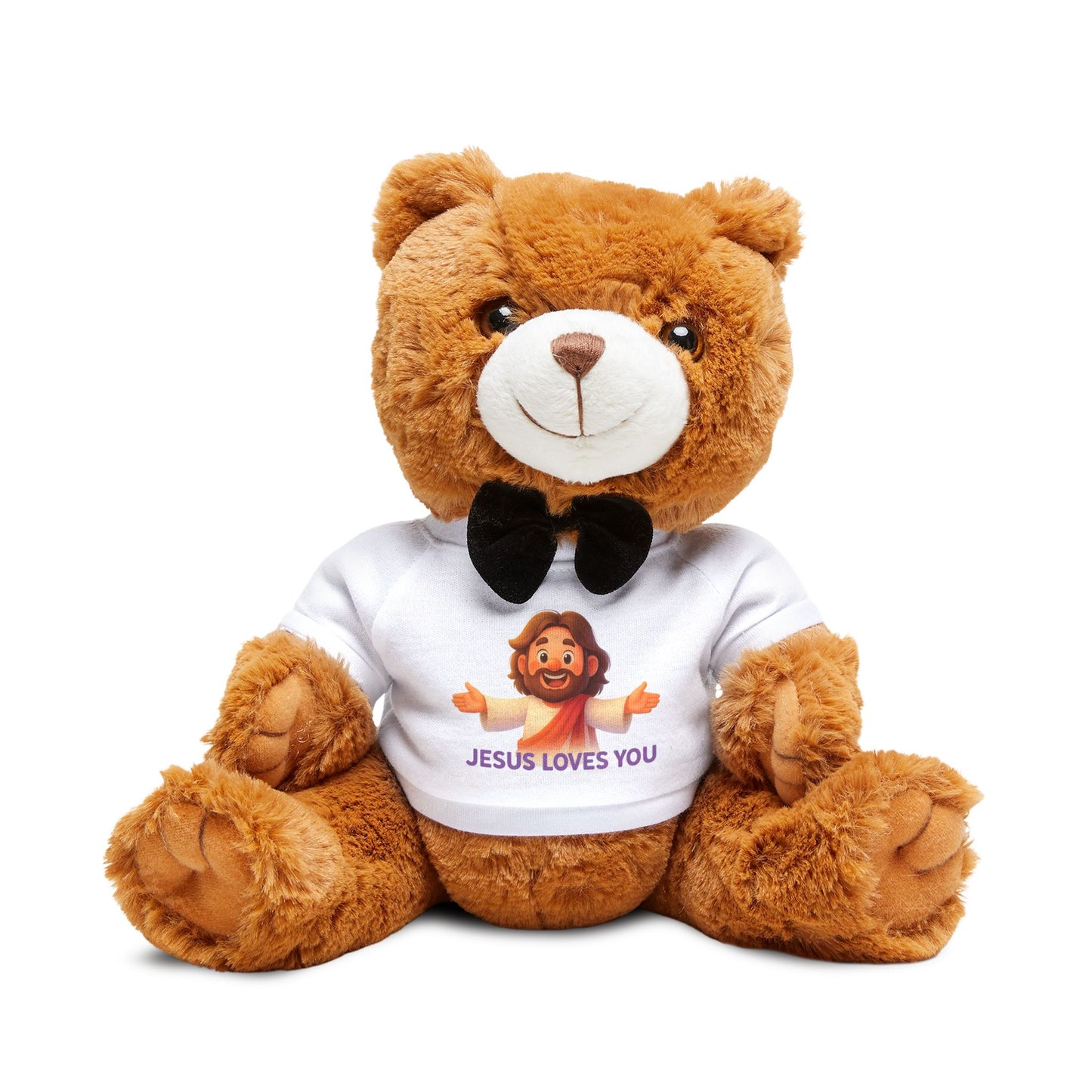 Teddy Bear "Jesus Loves You" plain tee