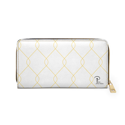 Tu n'as pas à tout porter seule - Chic Zipper Wallet -white