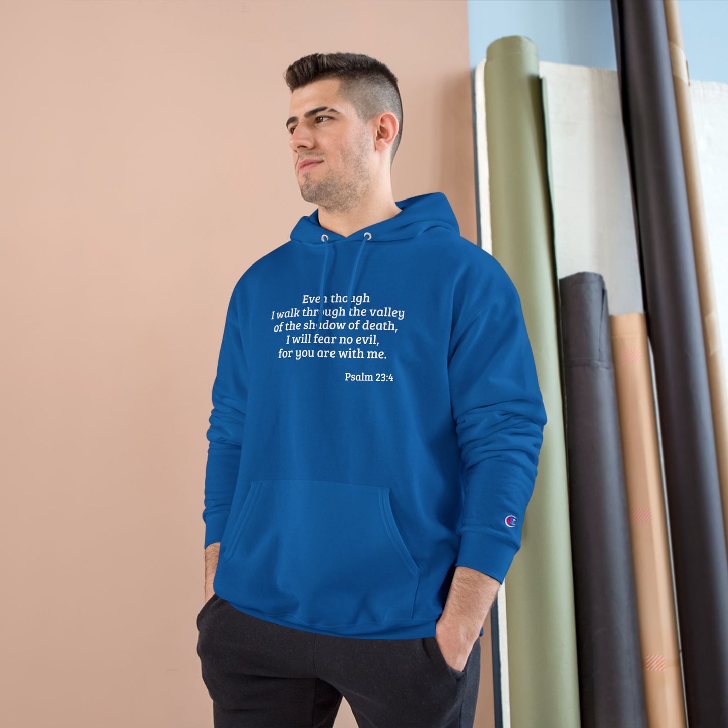 Psalm 23:4 - Champion Hoodie