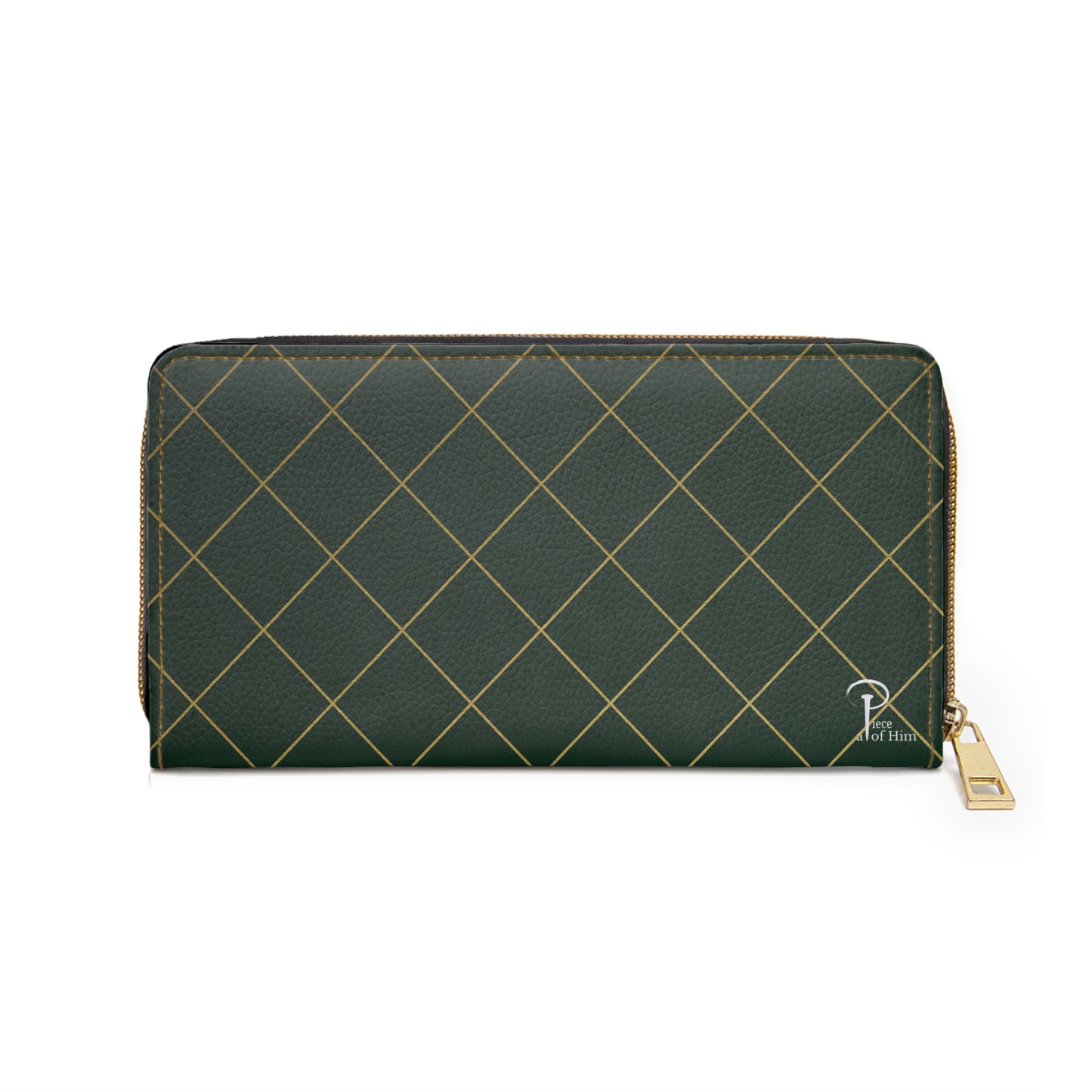 Quand tu offres de l'amour- Chic Zipper Wallet -emeralde green
