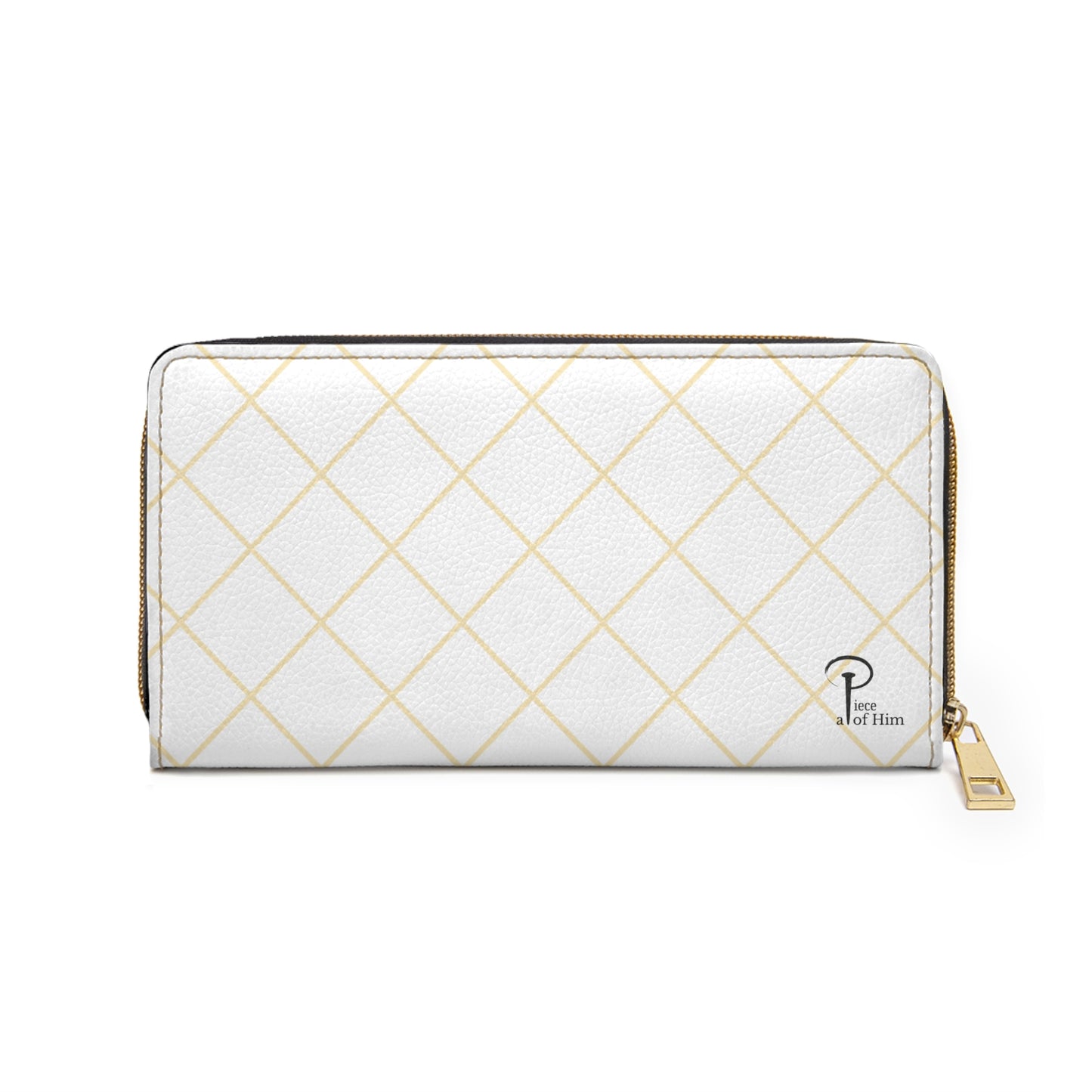 Quand tu offres  de l’amour-Chic Zipper Wallet - white