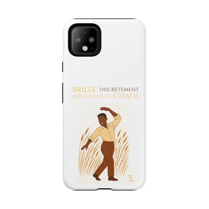 Brille discrètement with Image - Chic Phone Case white