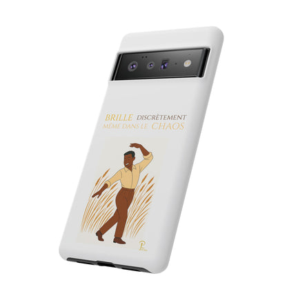 Brille discrètement with Image - Chic Phone Case white