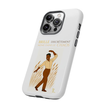 Brille discrètement with Image - Chic Phone Case white