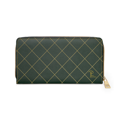 a Piece of Him Chic Zipper Wallet - emeralde green