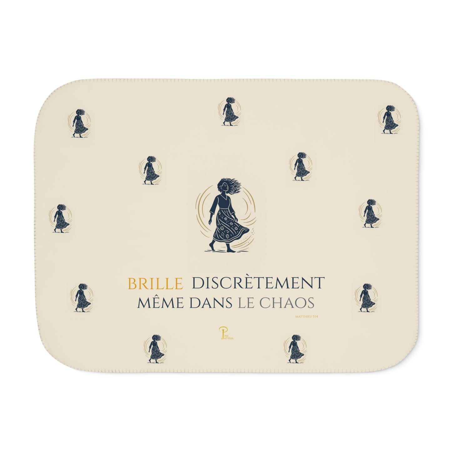 Brille discrètement - Cozy Sherpa Blanket - woman