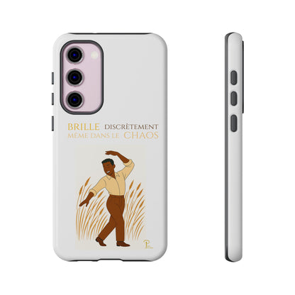 Brille discrètement with Image - Chic Phone Case white