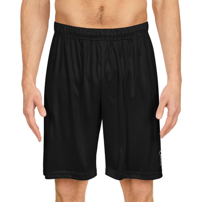 a Piece of  Him - Black basketball shorts