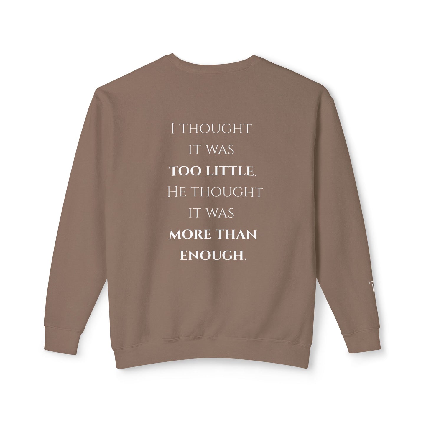 More Than Enough - Unisex crewneck sweatshirt