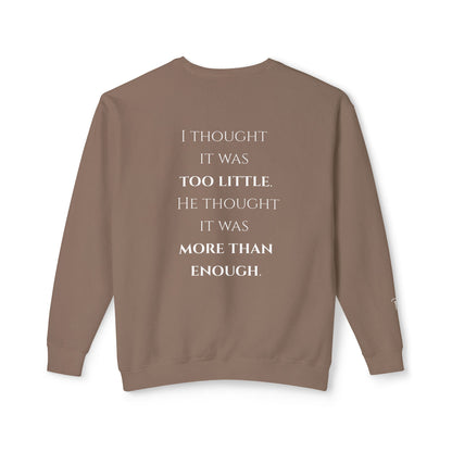 More Than Enough - Unisex crewneck sweatshirt