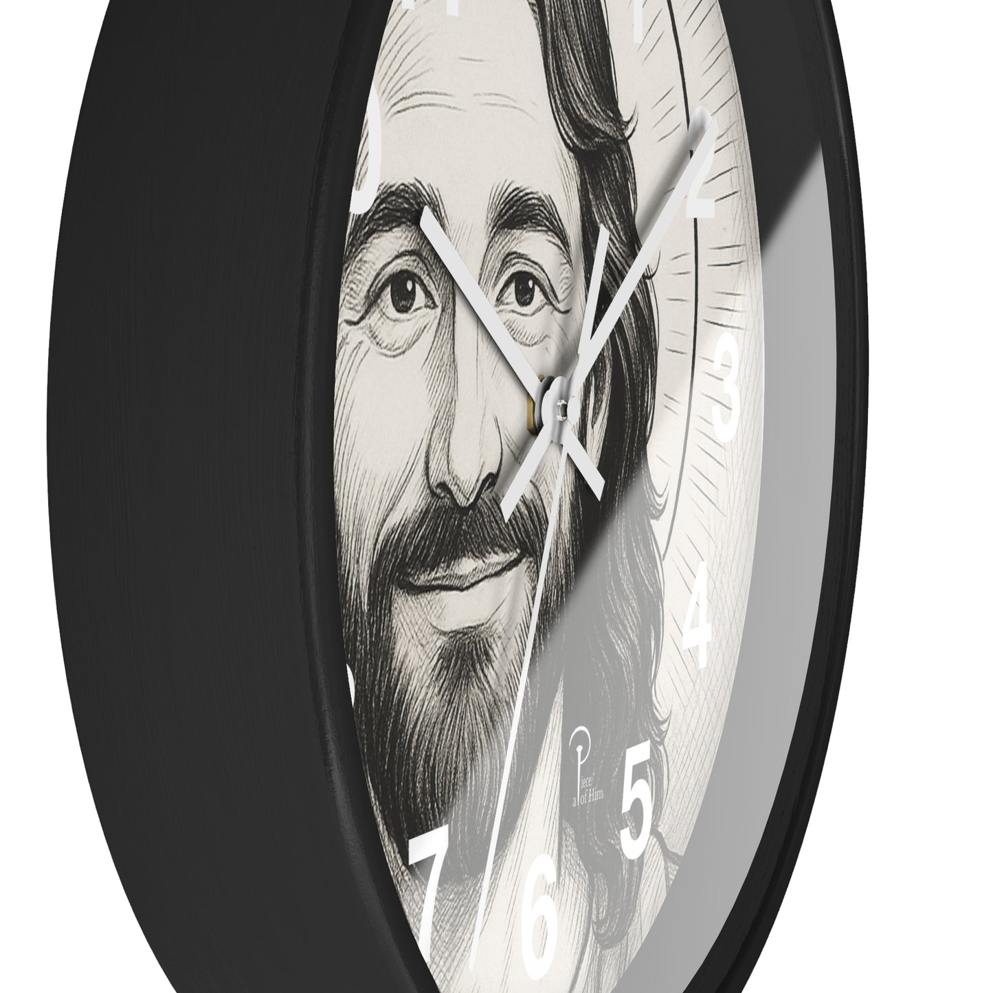 Smiling Jesus Wall Clock - Faithful Decor for Home or Office