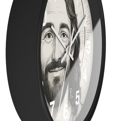 Smiling Jesus Wall Clock - Faithful Decor for Home or Office