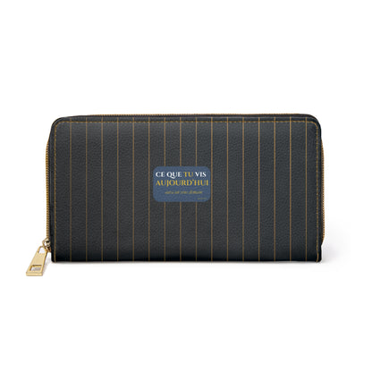 Ce que tu vis aujourd'hui - Chic Zipper Wallet - navy blue