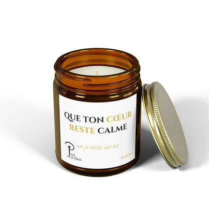Que Ton Cœur Reste Calme -Calming Scented Candle