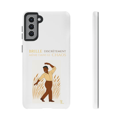 Brille discrètement with Image - Chic Phone Case white